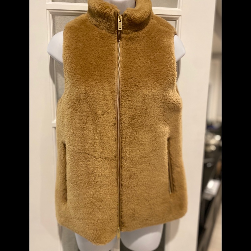 J.CREW Plush Fleece Excursion Vest -Size XXS